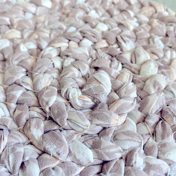 Vintage “Primitive” Braided Round Trivets Set of 3 - Picture 14 of 15